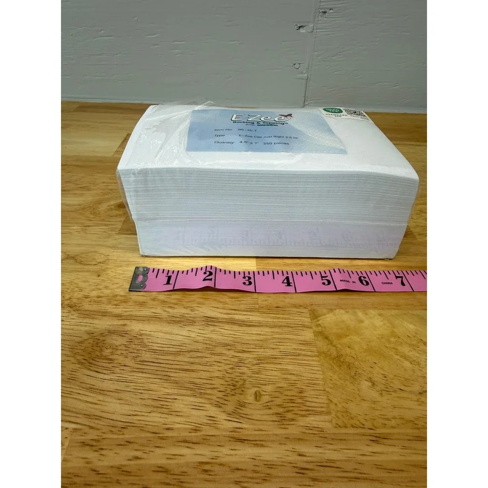 Madeira E-Zee Cap Just Right 2.5 oz Embroidery Stabilizer 4.5x7 250pc